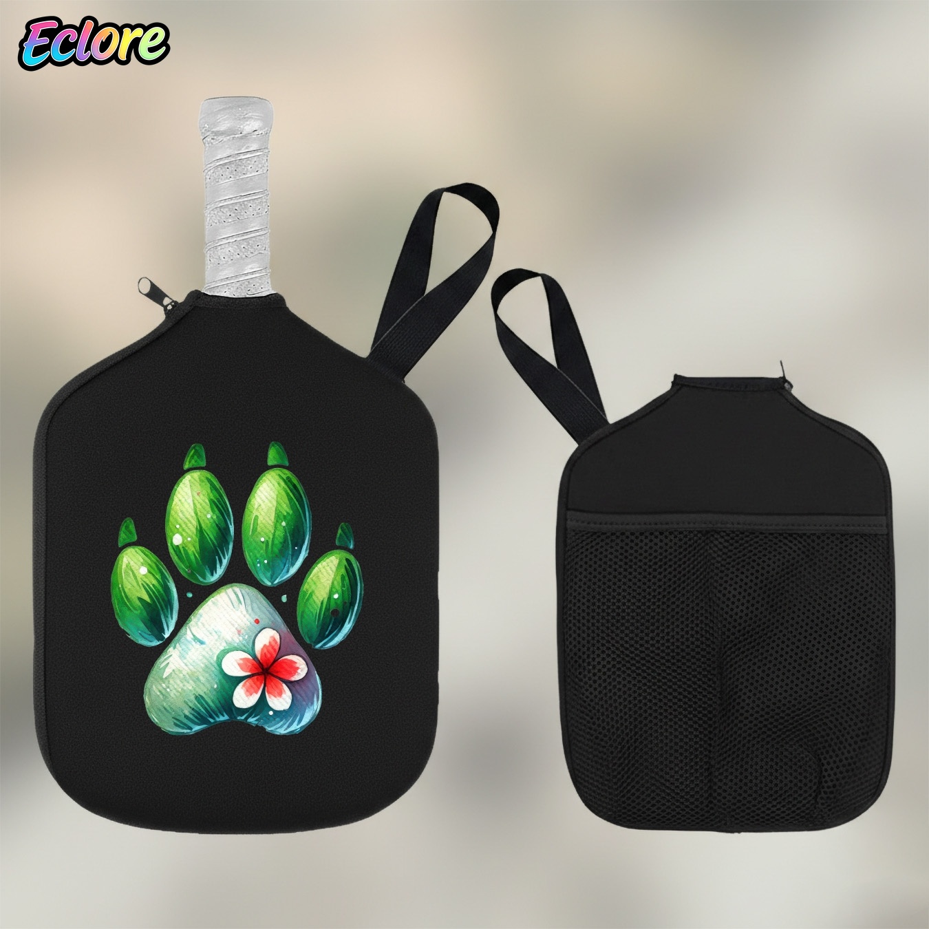 Racket Cover Bag - غطاء مضرب بتصميم بصمة مخلب باللون