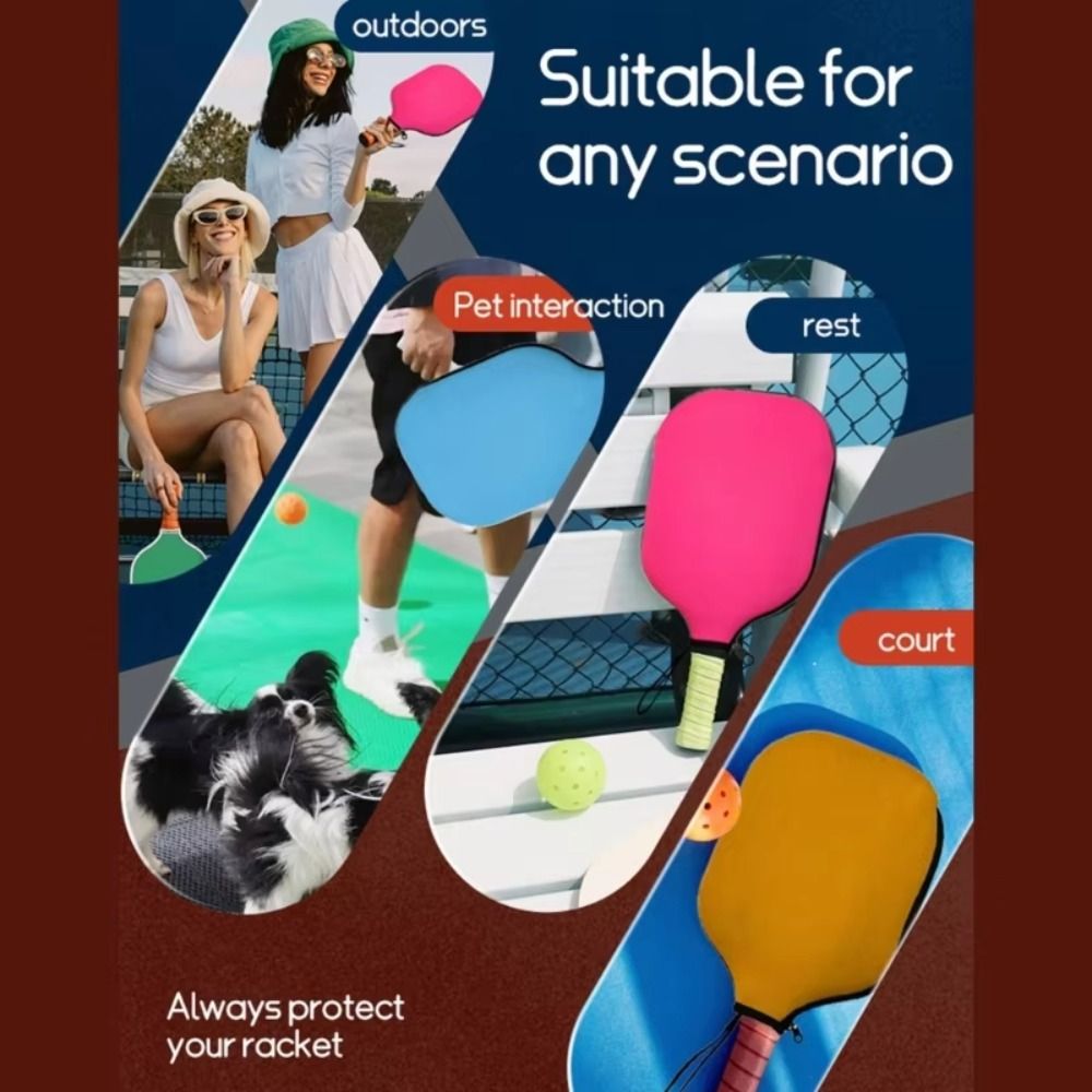 غطاء مضرب بيكلبول ناعم من الني - مراجعة Racket Cover Bag وسعره