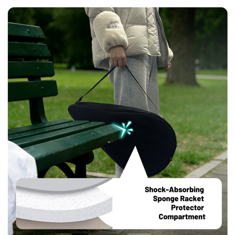 حقيبة كتف لحمل مضرب التنس مصنو - مراجعة Racket Cover Bag وسعره