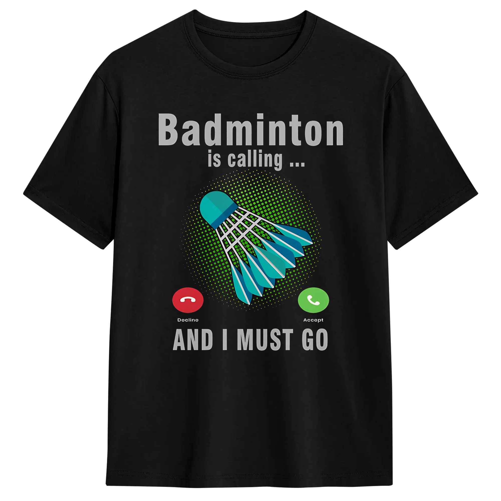 تي شيرت رجالي رائع من القطن بن - مراجعة Badminton Is Calling وسعره