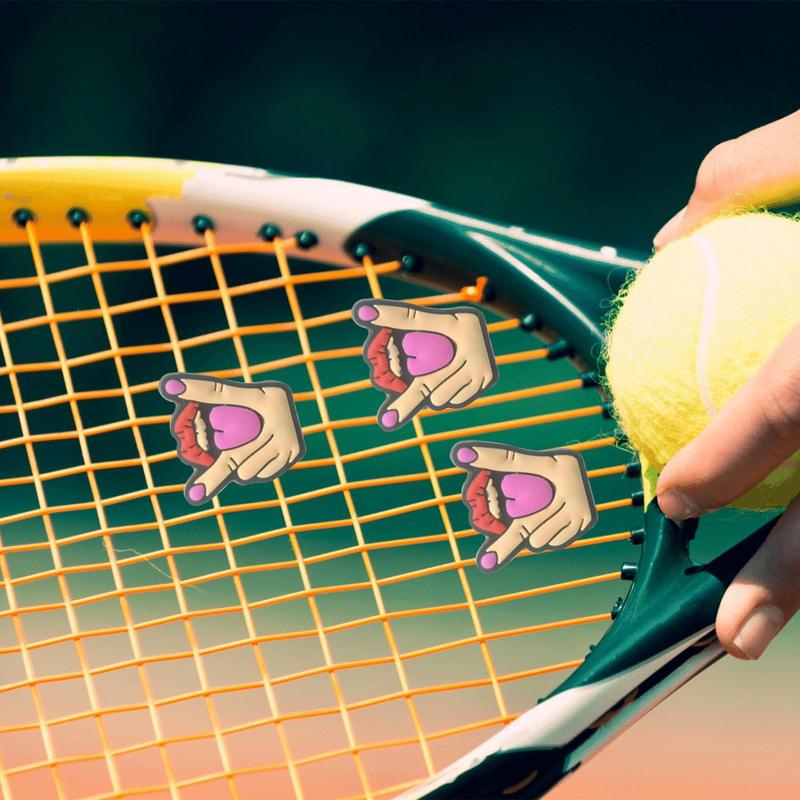 2 قطعة مضرب تنس الكرتون امتصاص - مراجعة Racket Vibration Dampener وسعره