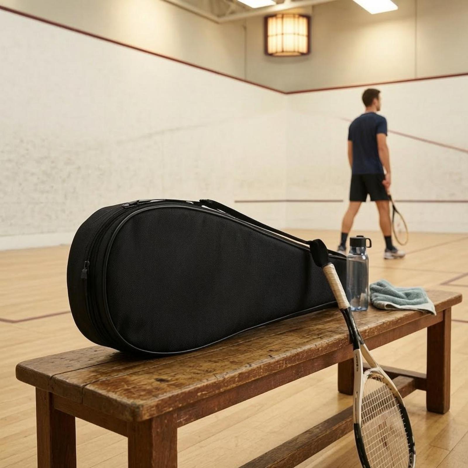 حقيبة تخزين مضرب السكواش، حقيب - مراجعة Racket Cover Bag وسعره