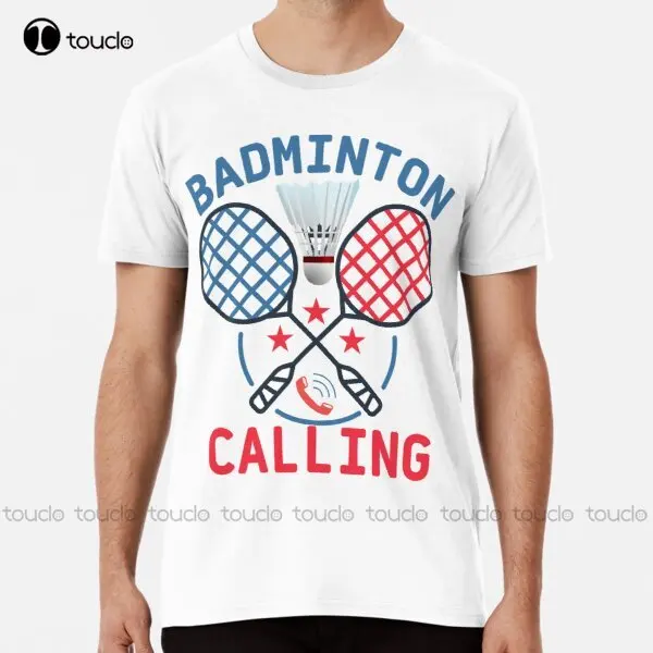 جديد الريشة الدعوة قسط تي شيرت - مراجعة Badminton Is Calling وسعره