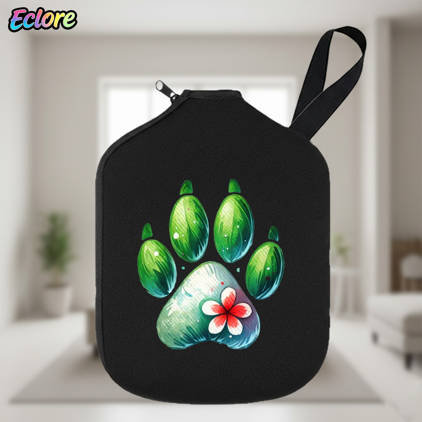 غطاء مضرب بتصميم بصمة مخلب بال - مراجعة Racket Cover Bag وسعره
